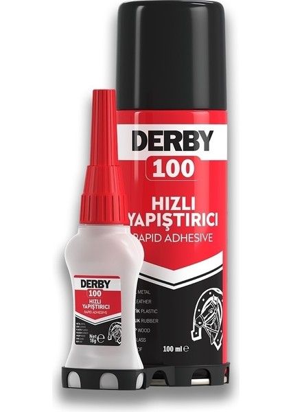 Derby 100 ml Mdf Hızlı Yapıştırıcı Seti