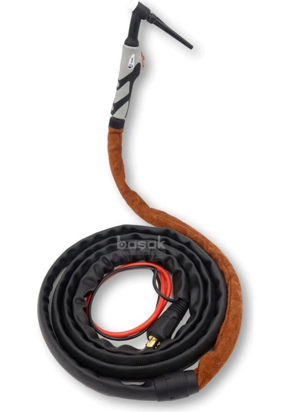 4 Metre Protig 9 Havalı Fındık Tig-Argon Torcu Deri Kılıflı Esnek