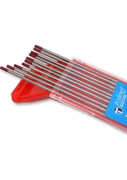 3,2 mm Wl-20 Kırmızı Tungsten Elektrot 175 mm Trafimet 1 adet fiyatıdır