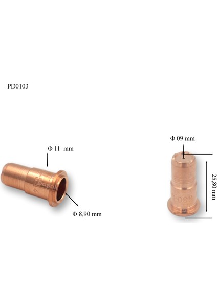 PD0103 (S25 - S35 - S45) Plazma Kesim Memesi 1 adet fiyatıdır