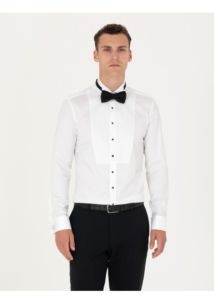 Erkek Beyaz Ex. Slim Fit Smokin Gömlek 50268199-VR013 modelleri