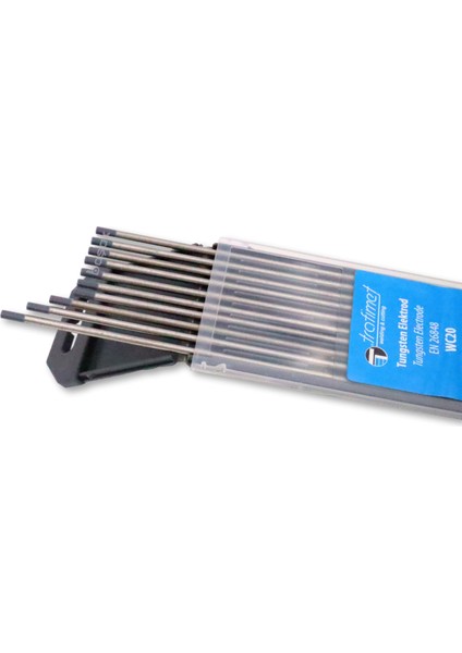 3,2 mm Wc-20 Gri Tungsten Elektrot 175 mm Trafimet 1 adet fiyatıdır