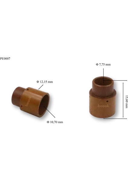 PE0007 CB50-CB70 Plazma Kesim Difuzoru Trafimet 1 adet fiyatıdır