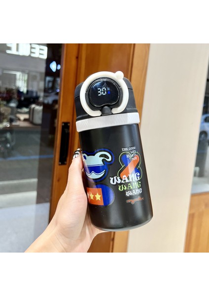 Sevimli Karikatür Desen Paslanmaz Çelik Termos Bardak 550ML (Yurt Dışından)