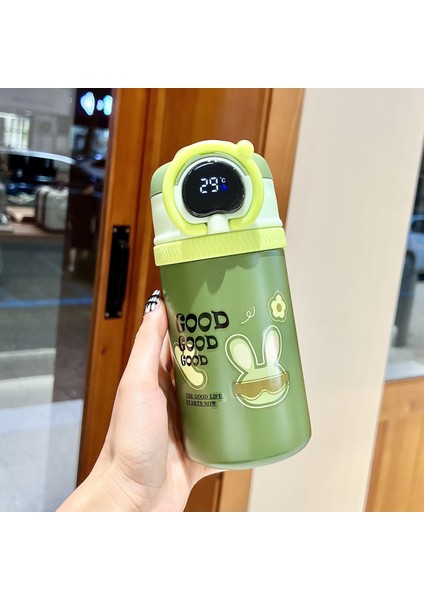 Sevimli Karikatür Desen Paslanmaz Çelik Termos Bardak 550ML (Yurt Dışından)
