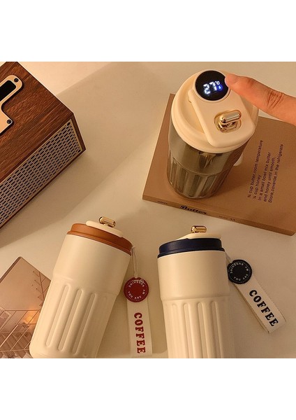 420ML Akıllı Sıcaklık Göstergeli Kahve Fincanı (Yurt Dışından) fırsatları