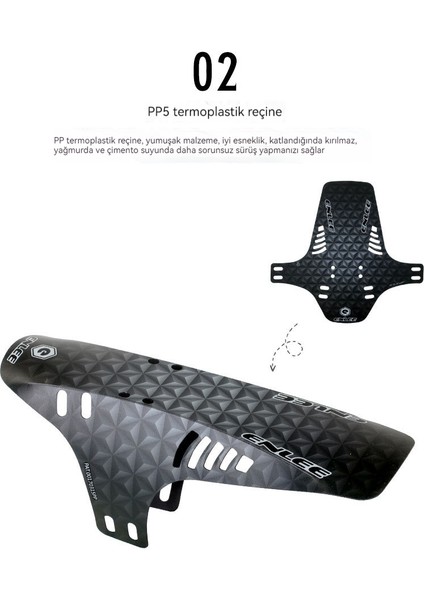 Yol Bisikleti Çamurluk Taşınabilir Yağmur Kalkanı (Yurt Dışından) modelleri