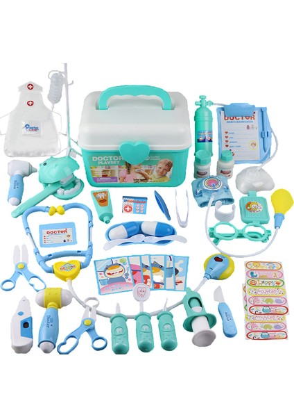 Çocuk Doktor Oyuncakları 44 Parça Set (Yurt Dışından)