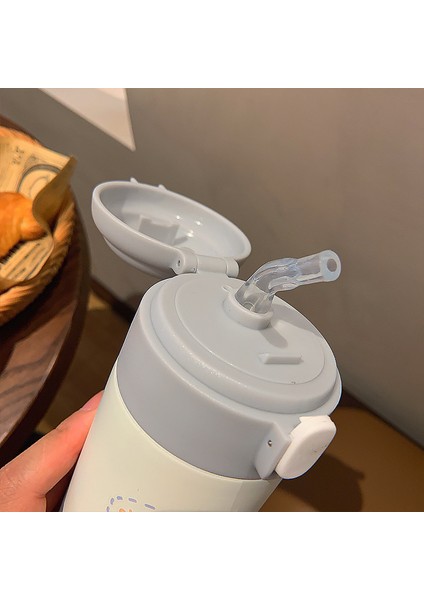 Karikatür Paslanmaz Çelik Çocuk Su Isıtıcısı 380ML (Yurt Dışından)