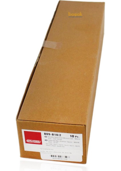 6 - 26 mm 10 Parça Uzun Açık Ağız Anahtar Takımı B09-B10 indirimleri