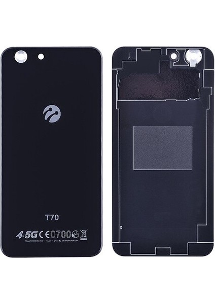 Tukcell T70 Arka Pil Batarya Kapağı -Siyah