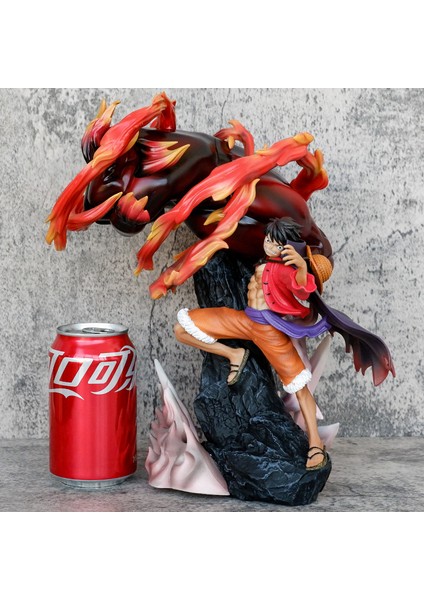 One Piece Gk Ye Huo Luffy Dördüncü Vites Formu Dai Yumruk Maymun Kral 29CM (Yurt Dışından)