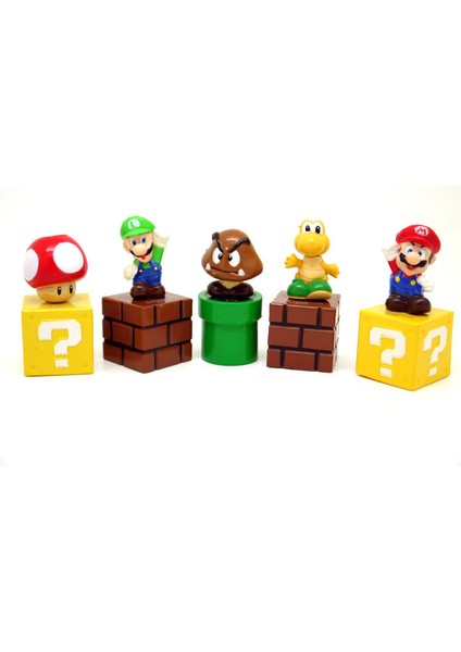 5 Super Mario Karakter Modelleri (Yurt Dışından)