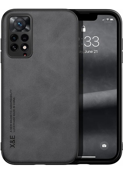 Xiaomi 12 Lite Cilt Hissi Manyetik Emme Cep Telefonu Kılıfı (Yurt Dışından)