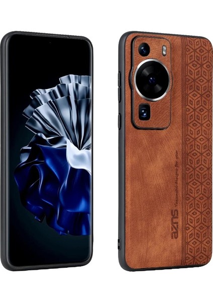 Huawei Mate 50 Pro Vintage Kabartmalı Desen Cep Telefonu Kılıfı (Yurt Dışından)