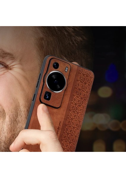 Huawei Mate 50 Pro Vintage Kabartmalı Desen Cep Telefonu Kılıfı (Yurt Dışından)