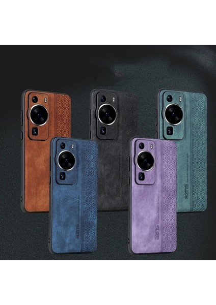 Huawei Mate 50 Pro Vintage Kabartmalı Desen Cep Telefonu Kılıfı (Yurt Dışından)