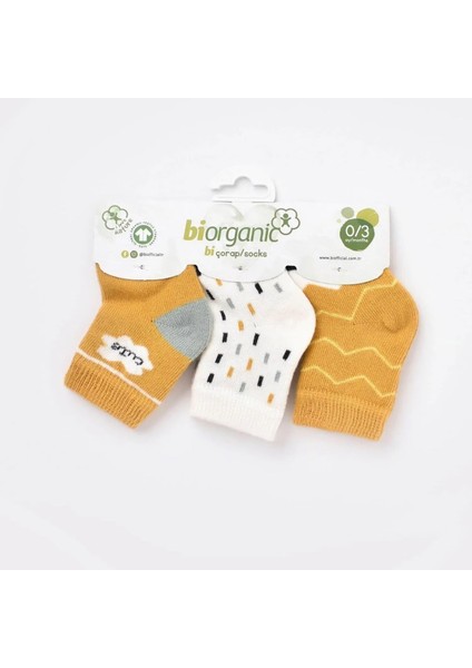 Cute 3'lü Bebek Çorabı 68448