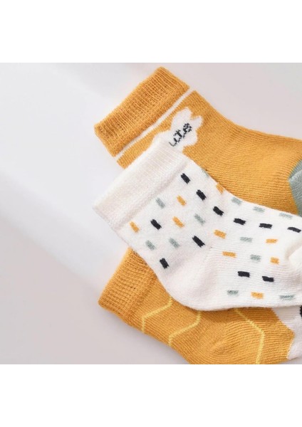 Cute 3'lü Bebek Çorabı 68448 fırsatları