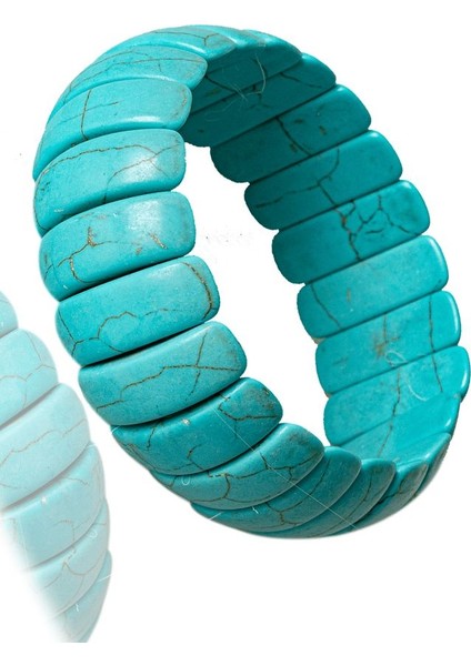 Sertifikalı Gerçek Rolex Model Firuze Taşı Bileklik