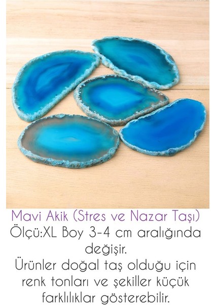 Sertifikalı Zirkon Taşlı Plaka Mavi Akik Taşı Kolye fiyatları
