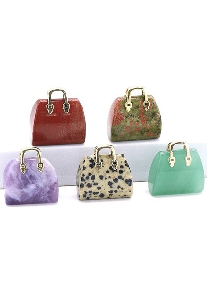 Sertifikalı Çanta Model Pembe Akik Taşı Kolye fiyatları