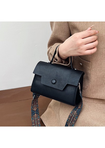 Qian Yu Omuzdan Askili Çanta Crossbody Çanta Retro Kadın Çantası (Yurt Dışından)