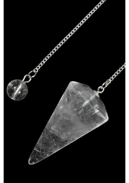 Sertifikalı Aaa+ Kalite Kristal Kuvars Taşı Pandül Sarkaç - 4cm