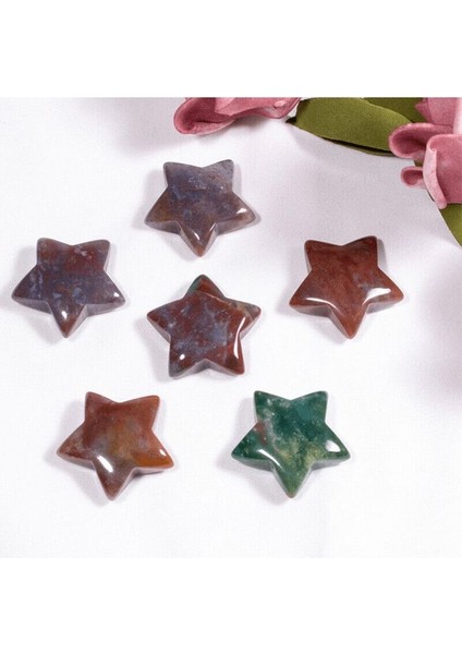 Sertifikalı Yıldız Model Hint Akik Taşı Kolye modelleri