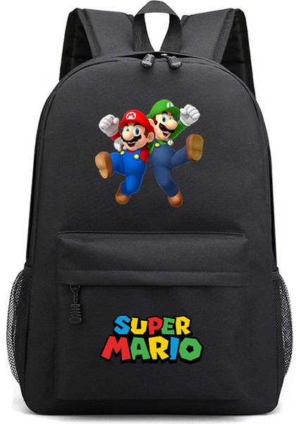 Oyunu Süper Mario Gençlik Öğrenci Okul Erkek ve Kadın Sırt Çanta (Yurt Dışından)