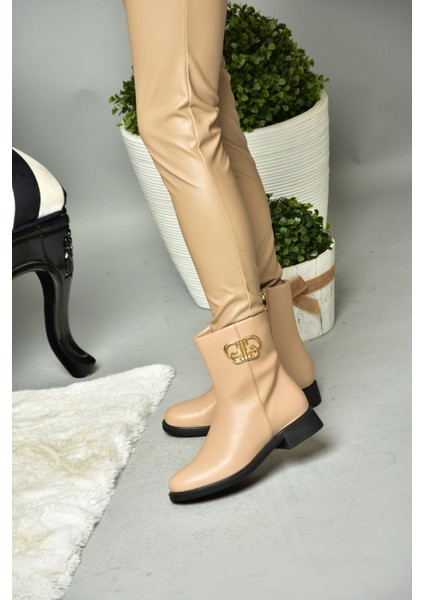 R312222109 Ten Alçak Tabanlı Kadın Bot indirimleri