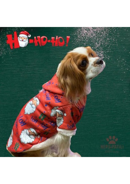 Hohoho Santa Küçük-Orta Irk Köpek Yılbaşı Sweatshirtü