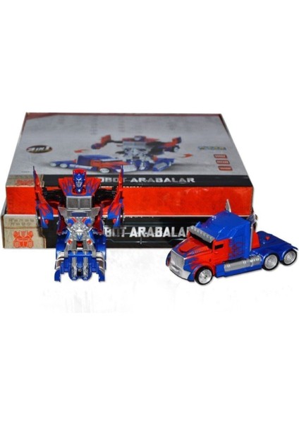 Optimus Prime Transformers Tek Tuşla Robota Dönüşen Araba