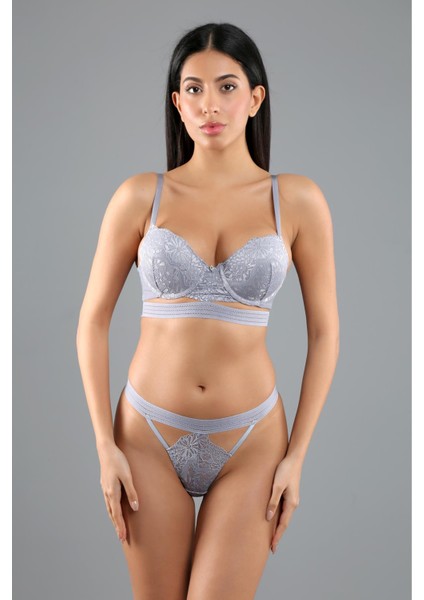 Destekli Sütyen Külot Takım C14021 Gri fiyatları