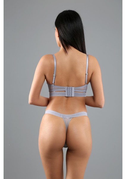 Destekli Sütyen Külot Takım C14021 Gri fırsatları