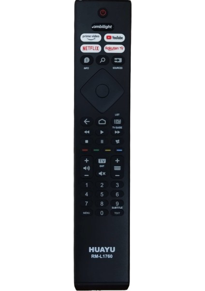 Netflix Prime Youtube Rakuten Tv Tuşlu Philips Uzaktan Kumanda
