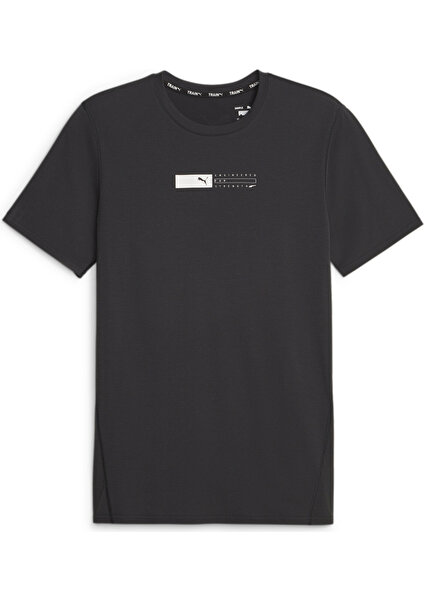 Erkek Puma Black Puma Efs Drirelease Tee Siyah Erkek Koşu/performans T-Shirt