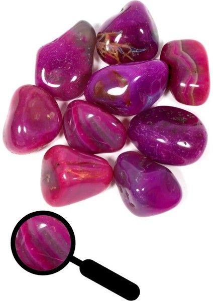 Sertifikalı Pembe Akik Taşı Kütle - Iri Boy