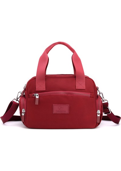 Büyük Kapasiteli Su Geçirmez Crossbody Naylon Kadın Çantası (Yurt Dışından)