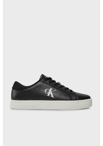 Logolu Deri Sneaker Ayakkabı YM0YM008640GM Erkek Ayakkabı YM0YM00864 0gm