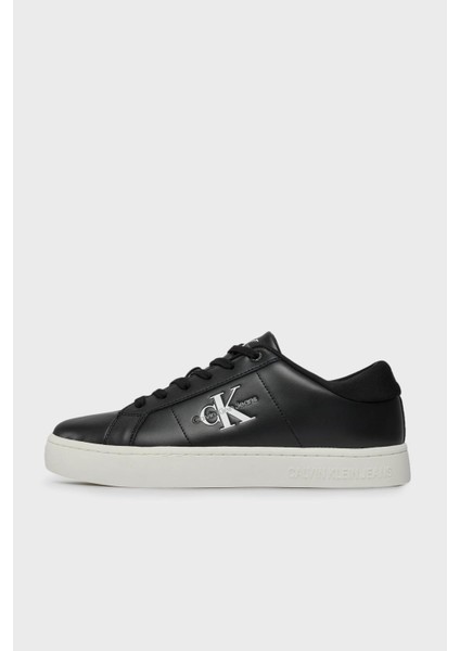 Logolu Deri Sneaker Ayakkabı YM0YM008640GM Erkek Ayakkabı YM0YM00864 0gm