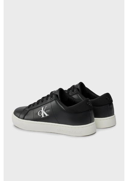 Logolu Deri Sneaker Ayakkabı YM0YM008640GM Erkek Ayakkabı YM0YM00864 0gm
