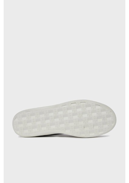 Logolu Deri Sneaker Ayakkabı YM0YM008640GM Erkek Ayakkabı YM0YM00864 0gm