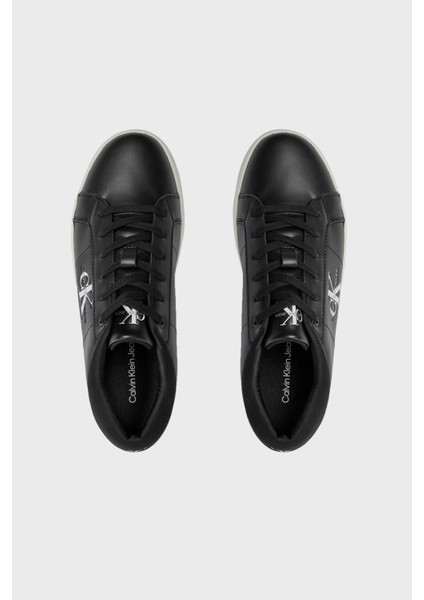 Logolu Deri Sneaker Ayakkabı YM0YM008640GM Erkek Ayakkabı YM0YM00864 0gm