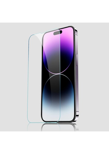 Apple iPhone 15 ile Uyumlu Ekran Koruyucu Şeffaf Kırılmaz Cam Ekran Koruyucu