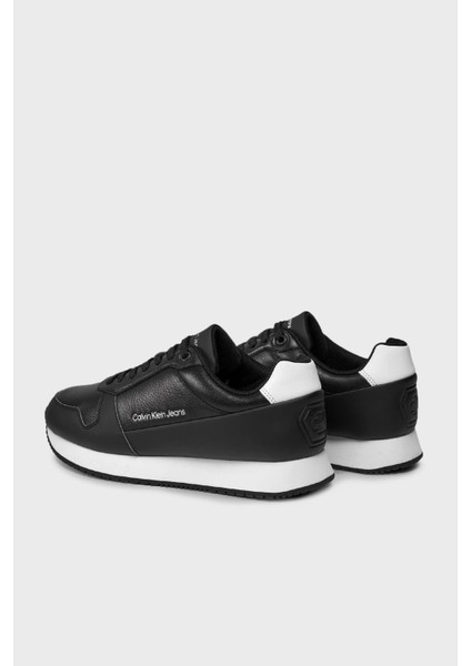 Logolu Hakiki Deri Sneaker Ayakkabı YM0YM008630GM Erkek Ayakkabı YM0YM00863 0gm