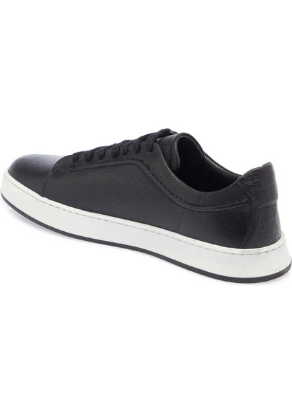 Siyah Deri Erkek Sneaker - E23S1AY56513-A41