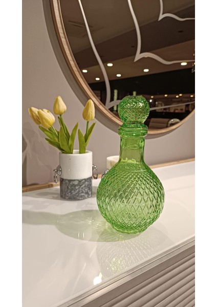 Fusion Yuvarlak Dekoratif Şişe Yeşil 230YSL15CM