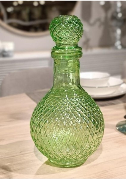 Fusion Yuvarlak Dekoratif Şişe Yeşil 230YSL15CM