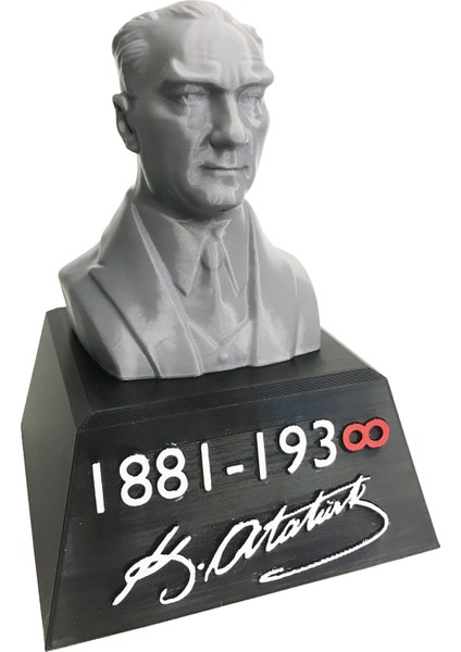 Atatürk Imzalı Büst Figür Dekoratif Ürün